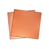 QWORK® Pack of 2 Copper Plates, 99% Pure Copper Sheet,
