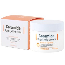 Foodaholic Ceramide Royal Jelly Cream 100ml/Moisture Cream Barrier Strengthening Wrinkle Improvement Nutrition Care / 푸드어홀릭 세라마이드 로얄젤리 크림 100ml수분크림 장벽강화 주름개선 영양케어