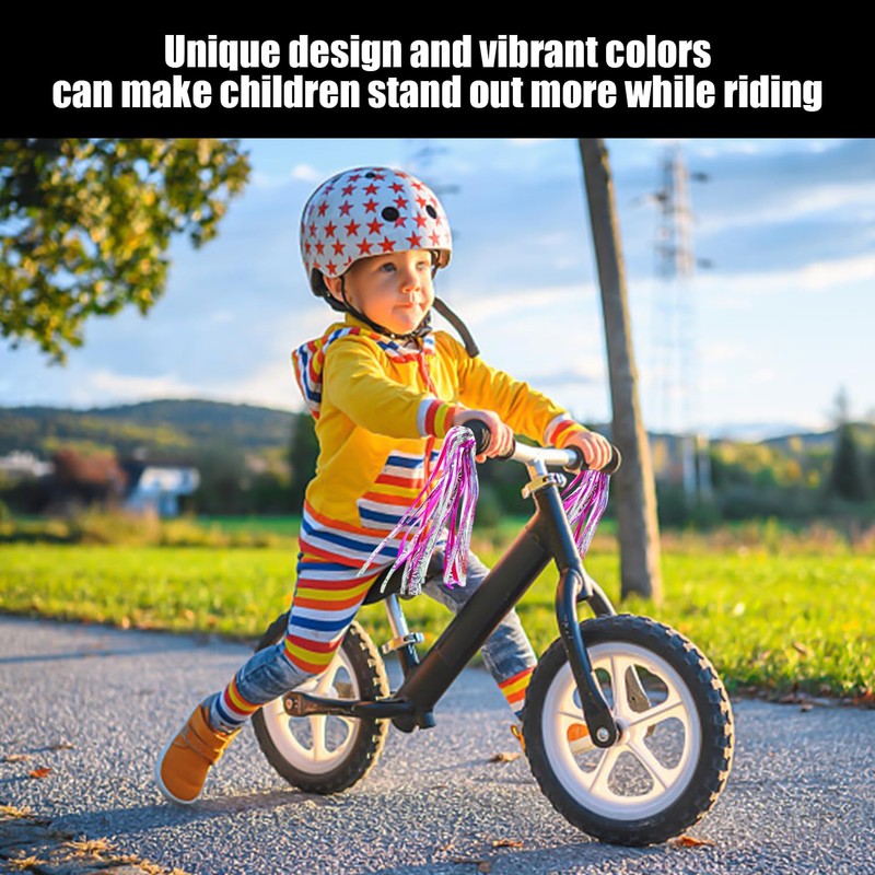 WUFGWBD 2 Pairs Of Bicycle Handlebar Streamers, Children'S Bicycle Decorations,