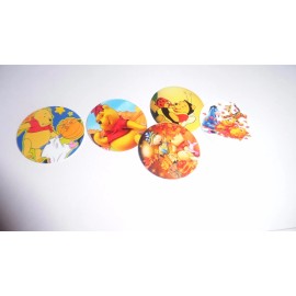 Unbranded Pre Cut One Inch Bottle WINNIE THE POOH  Free Shipping - photo, 15 images