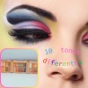 Paletas De Sombras Varios Tonos Mate Brillante 10 Colores