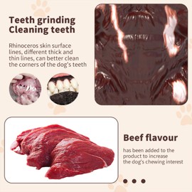 Dog Chew Toys for Aggressive Chewers Medium to Large Breed with Real Beef Flavored Interactive Dog Toys for Boredom Strong Chew Nylon Dog Tough Toys to Keep Them Busy Animal Shaped Dog Toys.