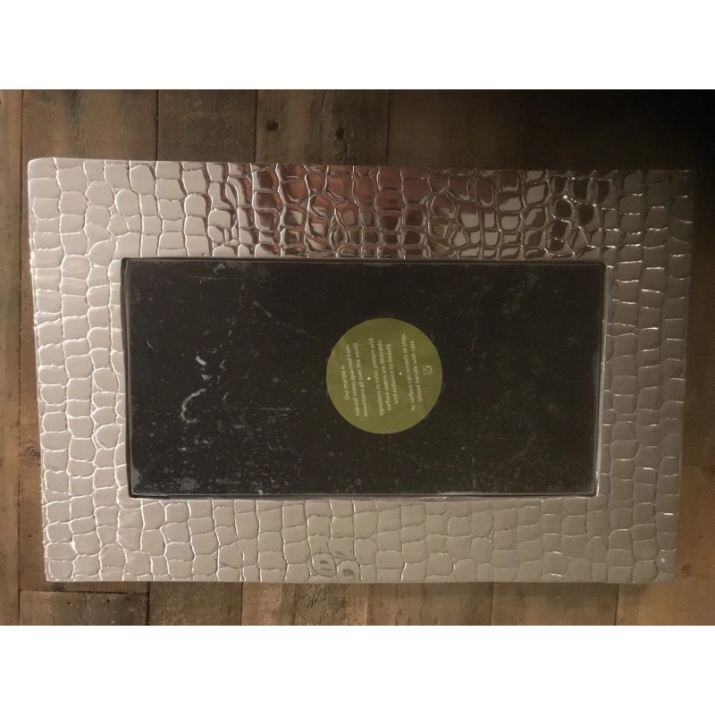 Beatriz Ball Crocodile Pattern Marble Cutting Board Rectangular - NEW