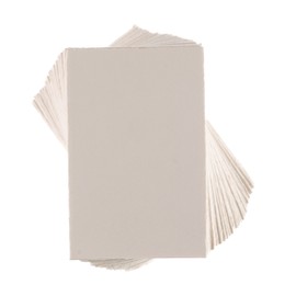 Fabriano Medioevalis Single Cards, 100/Pkg, 3.4" x 5.25", White, 71-63218