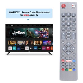 TCNOUMT Generic Replacement Remote Control Compatible for Sharp Aquos TV - No Setup Required - Universal Remote