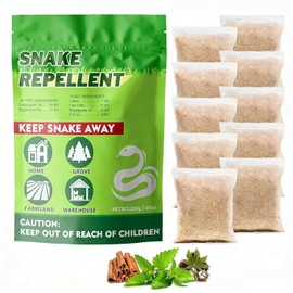 Snake Repellent for Yard Powerful,10 Pack Safe for Home Yard, Pet Safe, Natural Snake Repellant for House Yard Lawn Garden Camping