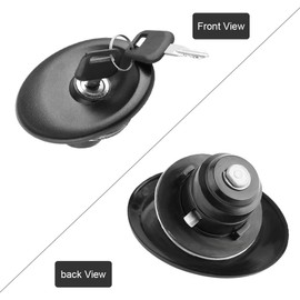 Fuel Cap Car Vehicle Fuel Locking Cap with 2 Keys Kit Plastic Metal for MK5 1994 1995 1996 1997 1998 1999 2000