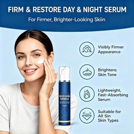 Nourishing Night Cream for Face & Neck – Hydrating Moisturiser with Deep‑Sea Extract, Fast Absorbing Non‑Greasy Formula (2PCS)