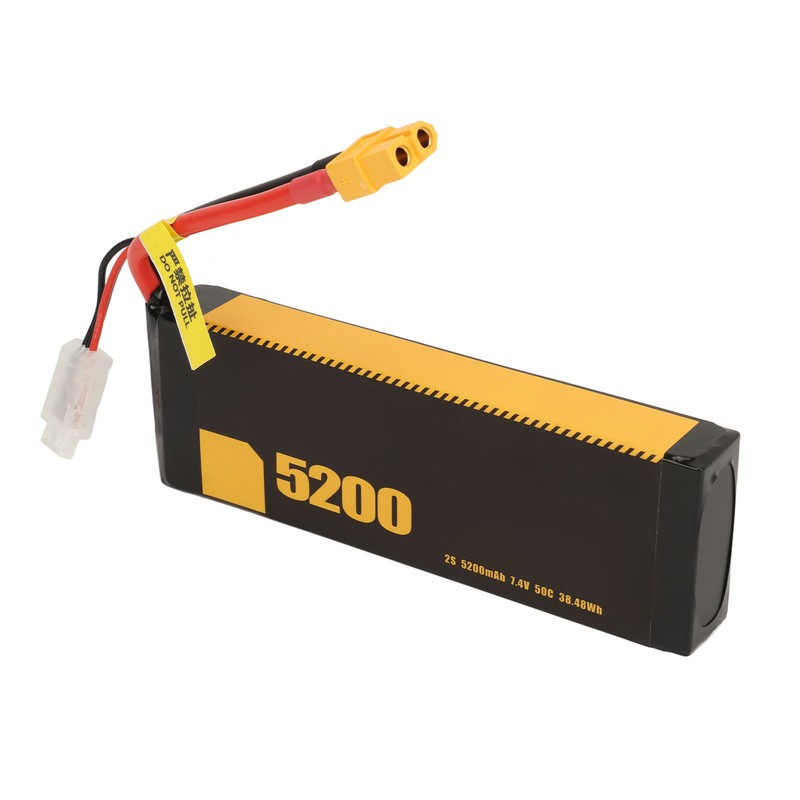 2S Lipo Battery 5200mah 50C 7.4V RC Airplane Car Lipo