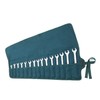 Tool Roll, Durable 16 oz Waxed Canvas Wrench Roll Bag,