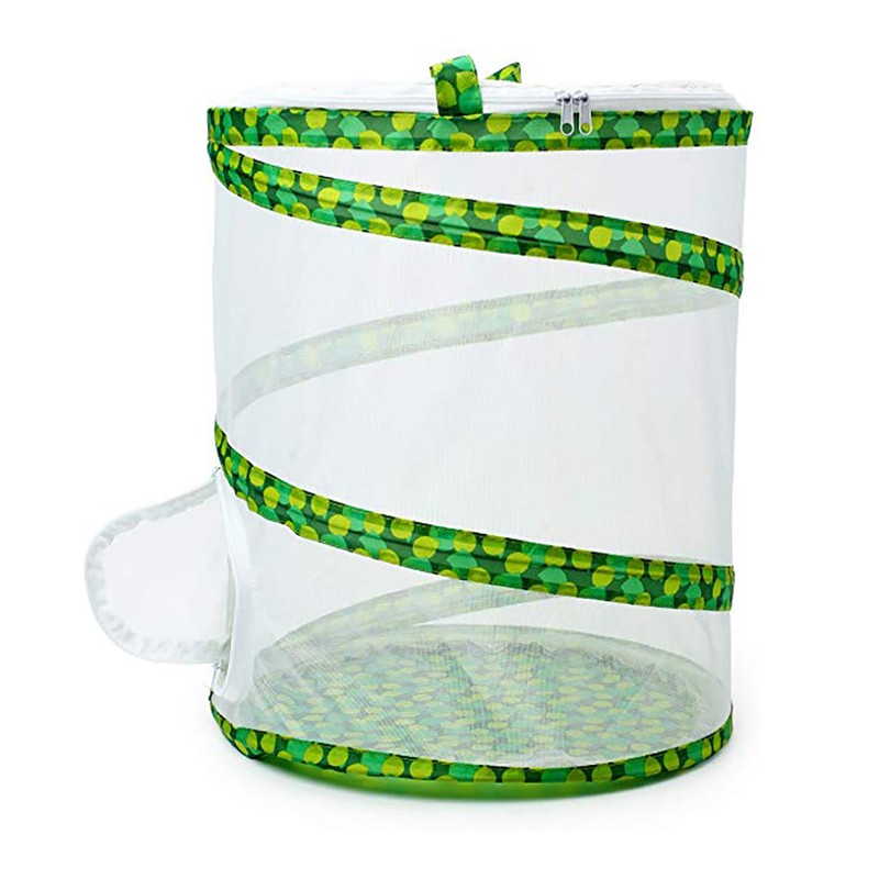 Net Insect Butterfly Habitat Cage Collapsible Insect Housing Enclosure Breeding