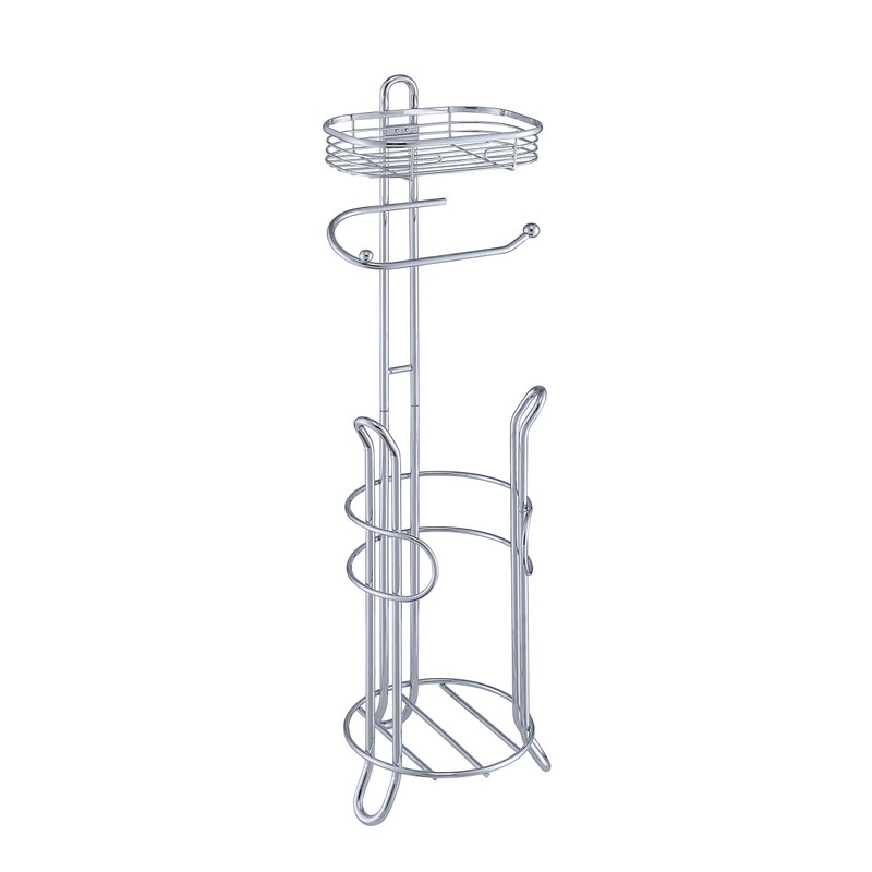 SunnyPoint Bathroom Heavyweight Toilet Tissue Paper Roll Storage Holder Stand