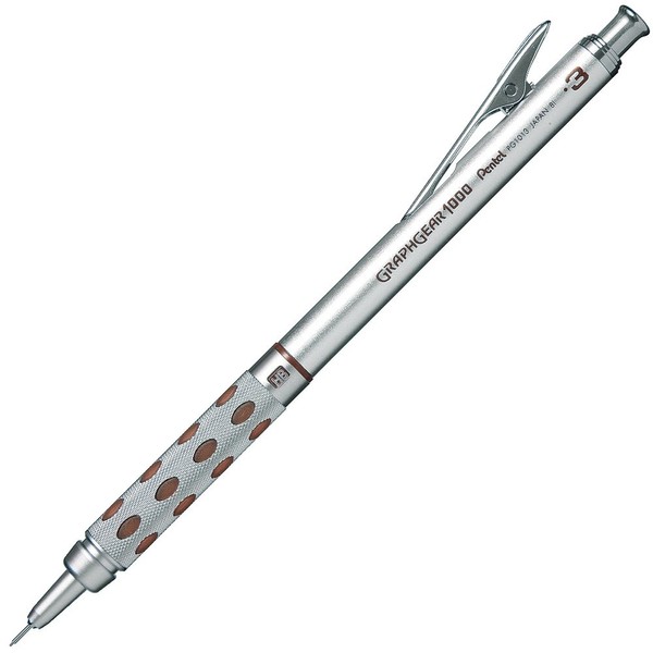 Pentel Graphgear 1000 Mechanical Drafting Pencil 0.3mm Brown (PG1013)