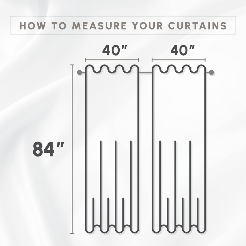 Elegant Comfort 2-Piece Sheer Panel with 2inch Rod Pocket -