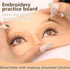 5D Eyebrow Makeup Practice Board Disassemble Replaceable Reusable Silicone Eye