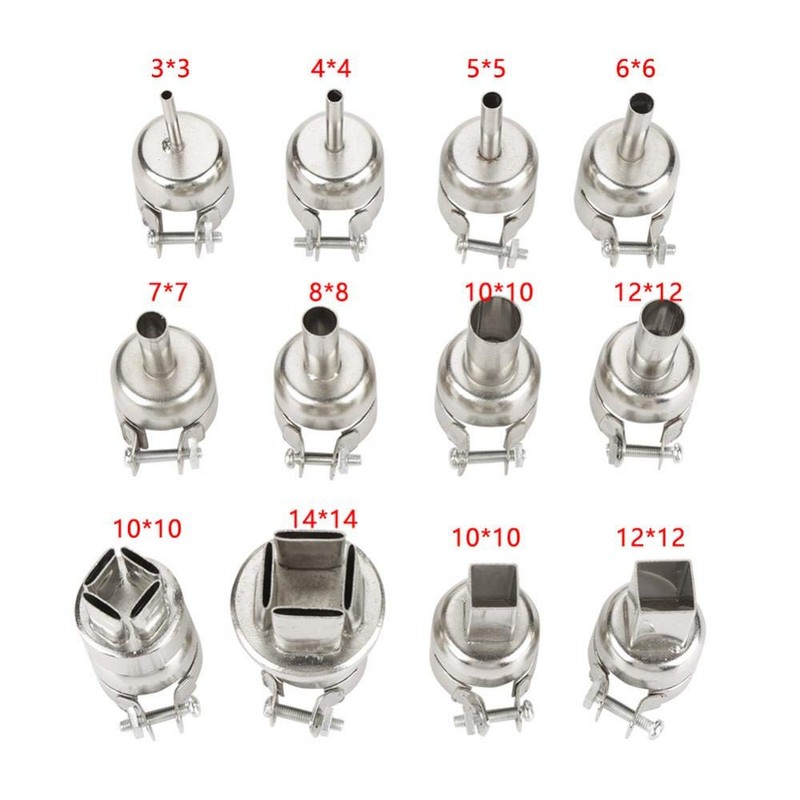 Heat Gun Nozzles Kit For 850 Hot Air Soldering Station