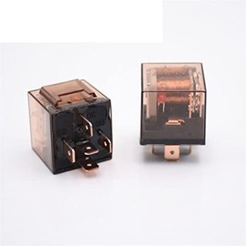 MESKEL 1pcs 12V/24V 100A 4pin 5pin car Relay with Indicator Light high Current Relay Waterproof Indicator Light Relay (Size : 12V 5pin)