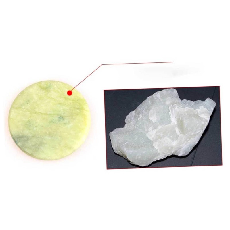Baluue Lash Extension Glue Pad Natural Jade Round Pallet Sturdy