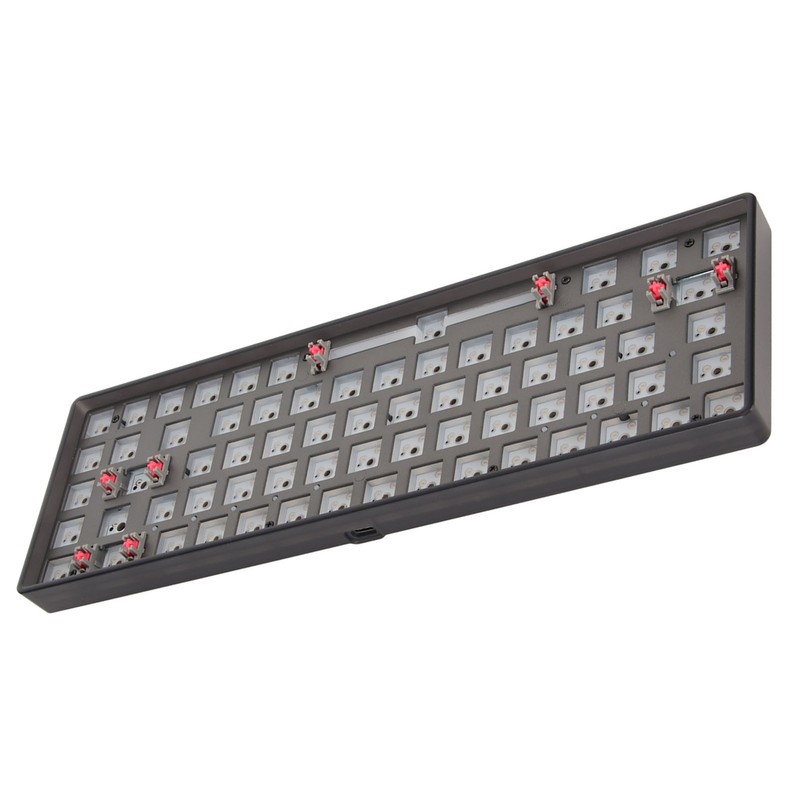 Mechanical Keyboard Kit 68 Keys 2.4G BT Wired Mode 65%