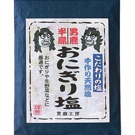 Onigiri Salt (Handmade Natural Salt Made with 100% Seawater from Oga Peninsula) 1.4 oz (40 g)