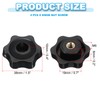 PATIKIL M6 x 38mm Through Hole Knob Nut Screw, 4