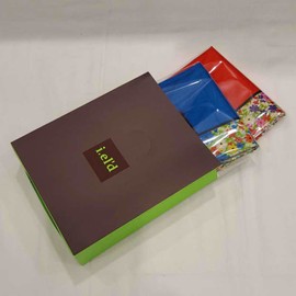Ield 대구백화점 아이엘드남녀 2매 나염 손수건세트(IS1번(ISI5204)) Daegu Department Store Ield Unisex 2-Piece Printed Handkerchief Set (Model IS1 (ISI5204))
