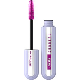 Máscara de pestañas lavable Surreal Extensions de Maybelline The Falsies, máscara voluminizadora y alargadora, negro intenso, 1 unidad