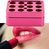 12 holes 9.3mm DIY AluminumLipstick Mold Lipstick Fill Mold Making