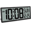 WallarGe 14.5'' Large Digital Wall Clock Battery Operated with Jumbo