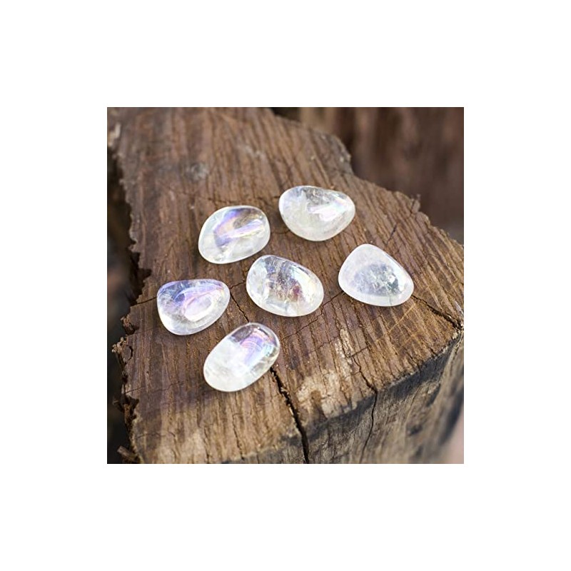 Pachamama Essentials Angel Aura Quartz Tumbled - Healing Stone -