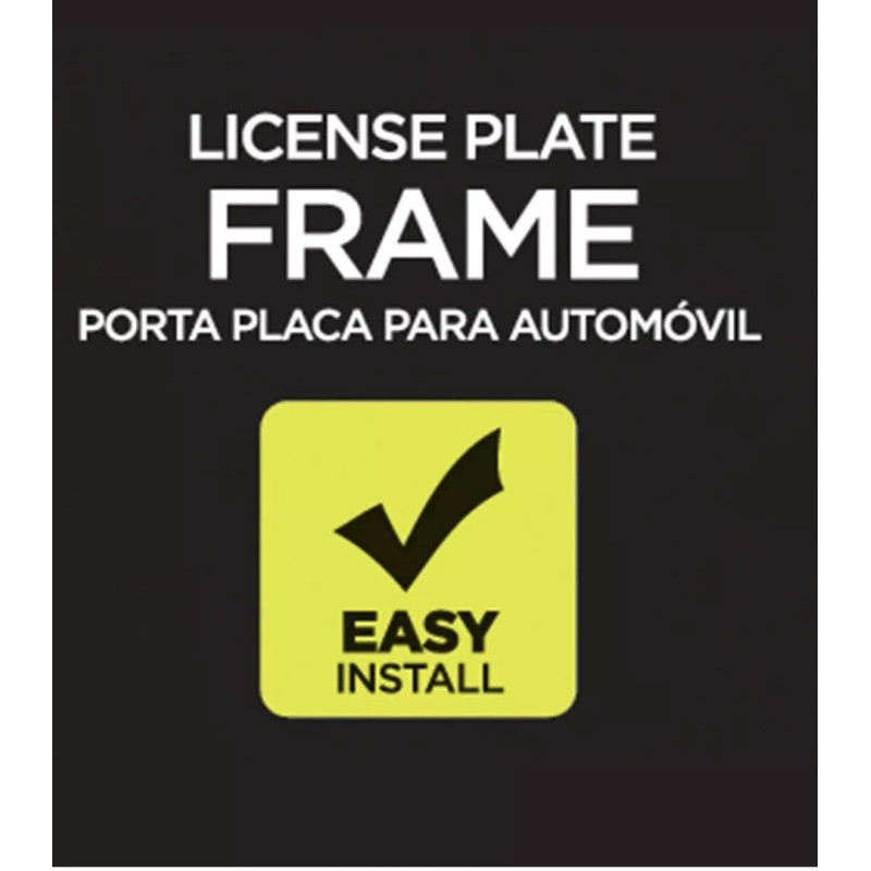 Autodrive New Auto Drive License Plate Frame with Cover Iridescent