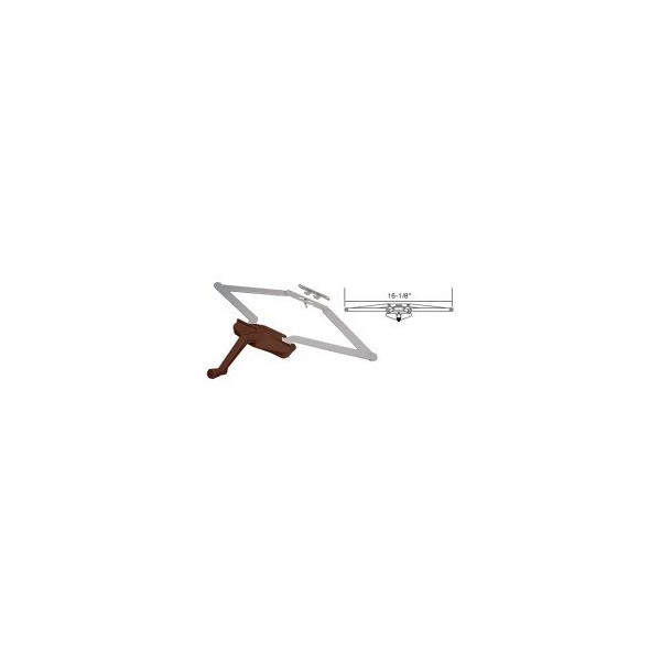 C.R. LAURENCE EP23011 CRL 16-1/8" Bronze Roto-Gear Awning Window Operator