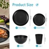 Supernal Wheat Straw Dinnerware Sets,Plates and Bowls Set, Dish Sets