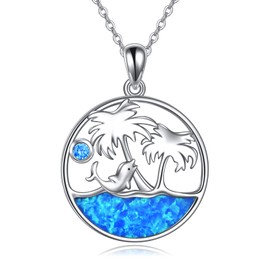 VENACOLY Owl/Snail Necklace Sterling Silver Animal Necklace Jewellery Mother's Day Gift for Women Girls, Sterling Silver