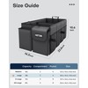 HOTOR Foldable Trunk Organizer - SUVs & Sedans, Sturdy Car