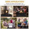 50X38 Inches Under Grill Mat, 3-Layer Thickened Fire Pit Mat,