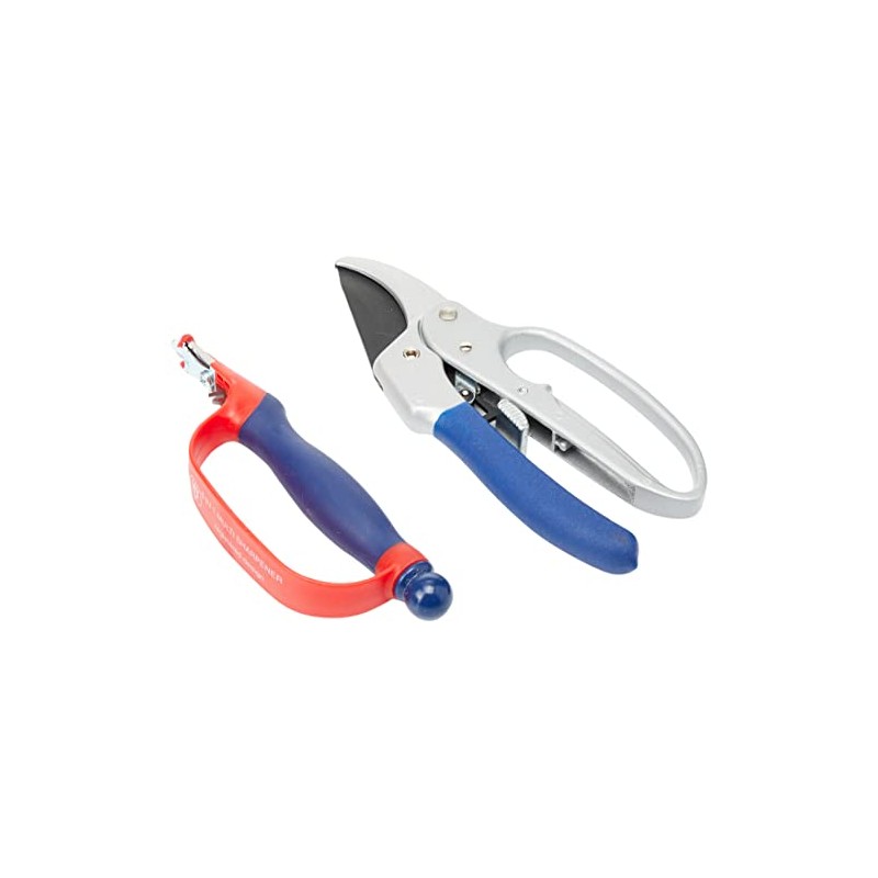 Spear & Jackson CUTTINGSET1 Ratchet Anvil Secateurs and Blade Sharpener