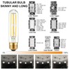 Arberlic 5 Inch Tubular Light Bulb,6W T10 LED Bulb Equivalent