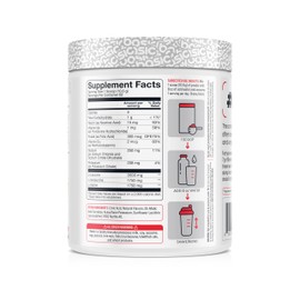 Basic SUPPLEMENTS BCAA Powder, Instantized Formula with 7g BCAAs, 2:1:1 Ratio, 450mg of Electrolytes, Sugar-Free, Vegan, Gluten-Free, Supports Muscle Recovery (60 Servings, Candy Burst)