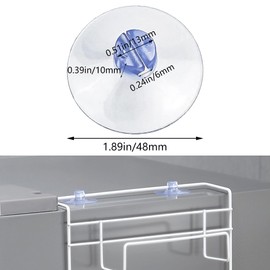 30 Pcs Bathroom Shower Caddy Connectors Suction Cups Heavy Strength Large Suction Cups Without Hooks Replacement Suction Cups for Regular Shower Caddy Basket Christmas Light