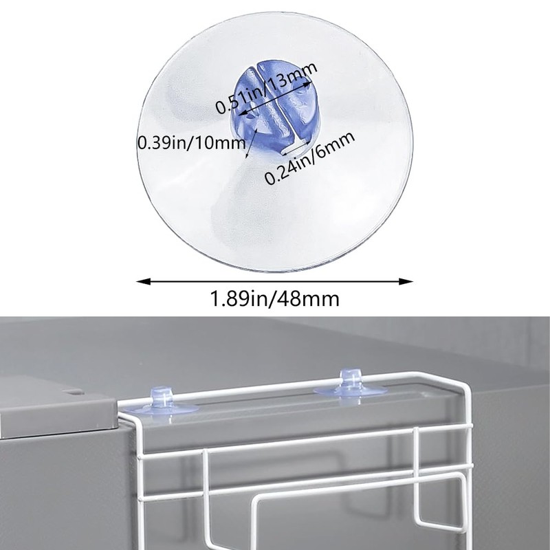 30 Pcs Bathroom Shower Caddy Connectors Suction Cups Heavy Strength