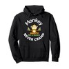 Monkey never cramp Eat a banana Pullover Hoodie