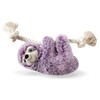 Fringe Studio Dog Toy, Violet Sloth On A Rope-Plsh Pet