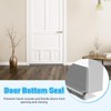 Huakaile 2 Pack Rubber Door Sweep, 39" x 2" Under