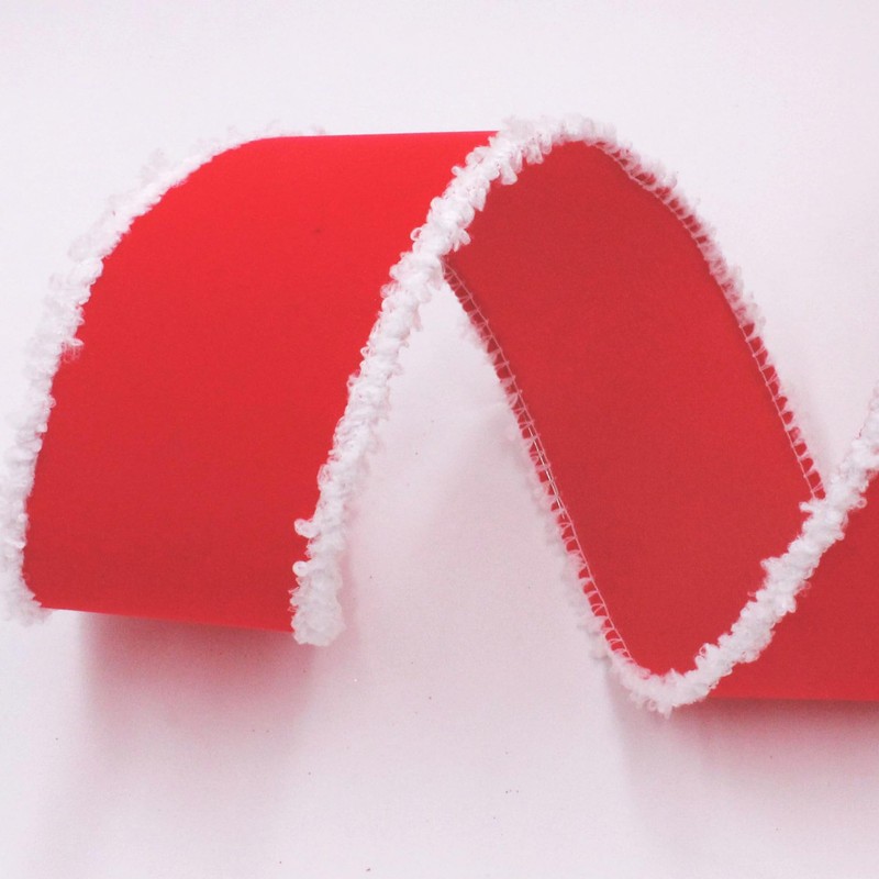 Christmas Velvet Ribbons Decorative Ribbons Rolls DIY Craft Ribbon Fabric