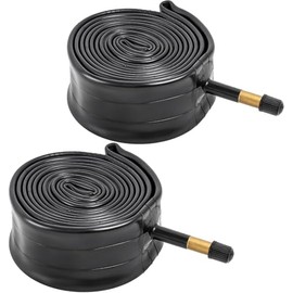 2-PCS 700C Bike Tubes 700x35/43C Butyl Rubber Inner Tube Compatible with 700X35C 700X38C 700X40C 700X42C 700X43C (AV48mm) Schrader Valve Bike Tubes for Bicycle Inner Tubes
