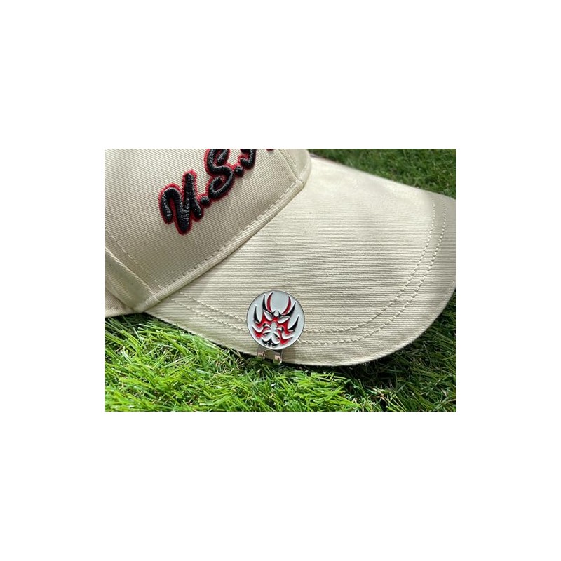 Don Flyee Golf Marker Magnet Kabuki Kumadori Alloy Hat Clip