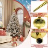 ZDNT Christmas Tree Topper, Gold Christmas Tree Topper, Plastic, Christmas