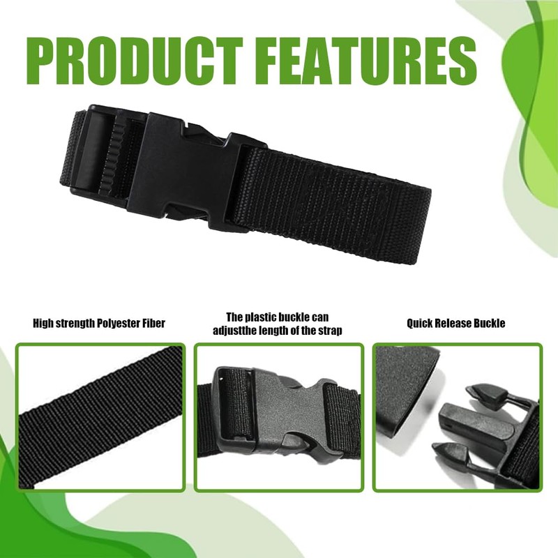 RGOAANC 39 Inch Battery Strap with Buckle, Car Battery Tie