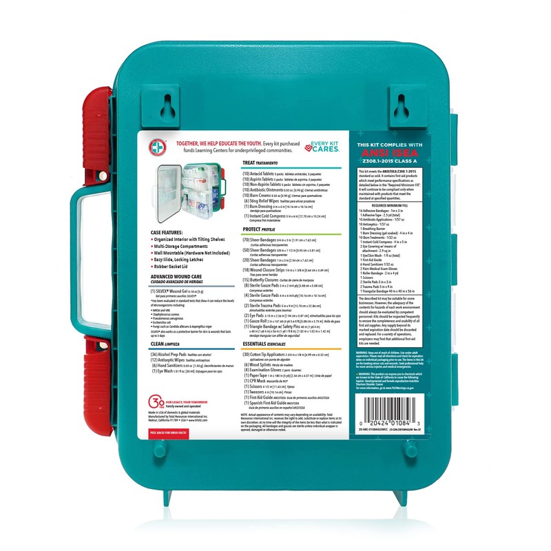 Be Smart Get Prepared - 351 Piece First Aid Kit